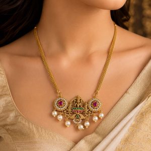 Shree Laxmi Chain Necklace Hover Image