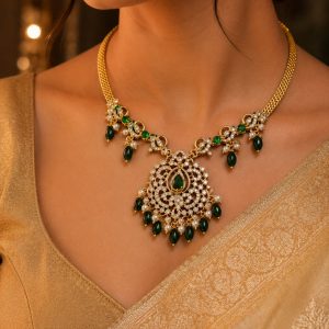 Emerald Pendant Chain Hover Image