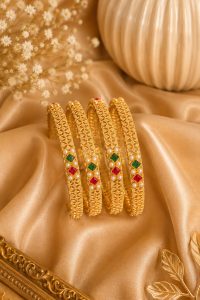 designer-bangles-red-green-stones