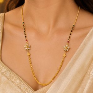floral-double-chain-mangalsutra