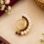 Pearl & Ruby Maharashtrian Nath | Traditional Nath