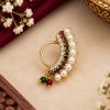 Pearl & Ruby Maharashtrian Nath | No Piercing Required